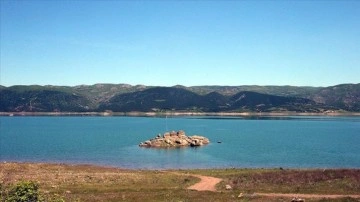 Kuraklıktan etkilenen Almus Baraj Gölü'nde su düzeyi artıyor