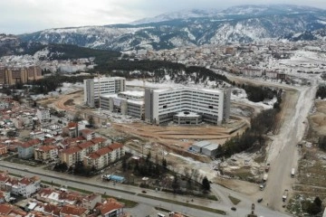 Kütahya Şehir Hastanesi betonarme işi tamamlandı