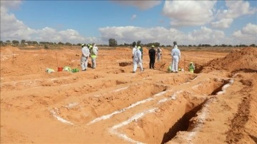 Libya'nın Terhune kentinde müşterek toplu mezar şimdi bulundu