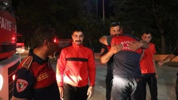 Marmaris'teki orman yangınından dönen alev savaşçılarına Burdur'da gelecek düzenlendi