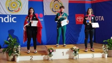 Milli atıcı Şimal Yılmaz, Avrupa Şampiyonası'nda sim madalya kazandı