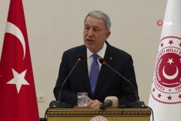 Milli Savunma Bakanı Akar: 'Teröristler yoğun zayiat verdi'