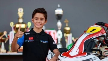 Minik karting yarışçısı İskender Zülfikari, WSK Final Kupası'nı kazandı