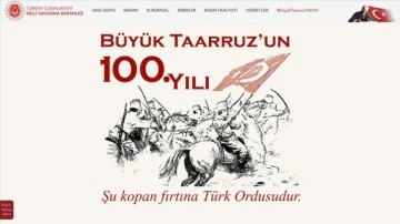 MSB, Büyük Taarruz'un 100. yıl dönümü nedeniyle web sayfası hazırladı