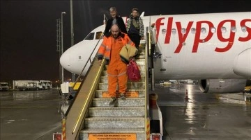Onarılan Hatay Havalimanı'ndan koruyucu Pegasus uçağı İstanbul’a indi
