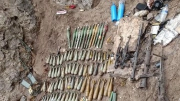 Pençe-Kilit Operasyonu'nda PKK'ya ilgili aşırı sayıda tabanca ve cephane ele geçirildi