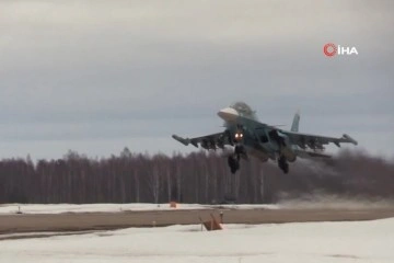 Rusya, Ukrayna’da düzenlendiği hava saldırılarına ait görüntüleri yayınladı