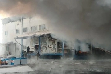 Rusya’da dondurma fabrikasında yangın
