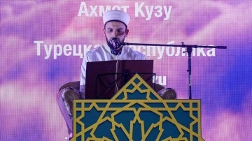 Rusya’daki Kuran-ı Kerim'i iyi kıraat yarışmasında Türk yarışçı bir numara oldu