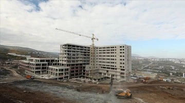 Samsun kent Hastanesi'nin inşaatı yükseliyor