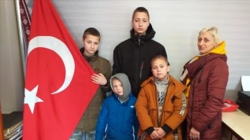 Savaştan kaçan Ukraynalı familya Zonguldak'ta mihman ediliyor