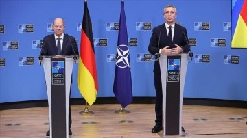 Scholz, NATO'nun Rusya-Ukrayna savaşına askeri kendisine karışma etmeyeceğini söyledi