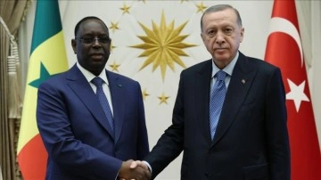 Senegal Cumhurbaşkanı Sall'den Cumhurbaşkanı Erdoğan'a teşekkür