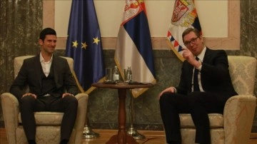 Sırbistan Cumhurbaşkanı Vucic, tenisçi Novak Djokovic'i onama etti