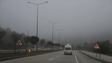 Tokat'ta sis ulaşımı menfi etkiliyor