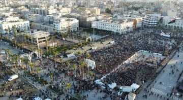 Trablus'ta 17 Şubat Devrimi’nin sene dönümü kutlamalarına dip ilgi