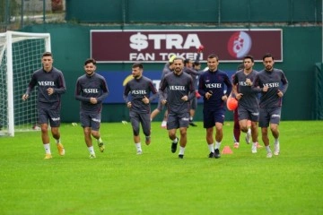 Trabzonspor, Göztepe maçı hazırlıklarına keyifli başladı