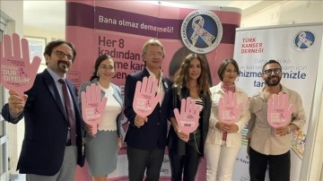 Türk Kanser Derneği, meme kanserine "Dur" diyecek
