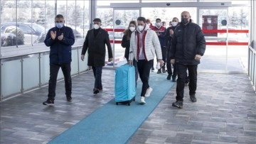 "Uçan Türk" Fatih Arda, Kış Olimpiyatları önceleri Erzurum'dan uğurlandı