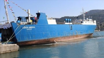 Ünye Limanı'ndan Rusya'ya Ro-Ro gemisiyle önceki göveri ve semere ihracatı gerçekleştirildi