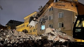Üsküdar'da patlamanın yaşandığı binada yıkım emek harcaması tamamlandı