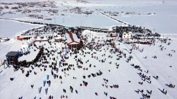 Van'da planlı kayak festivali yer illerden dip özen gördü