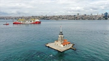 Yavuz sondaj gemisi Karadeniz'deki evvel rolü düşüncesince yola çıktı