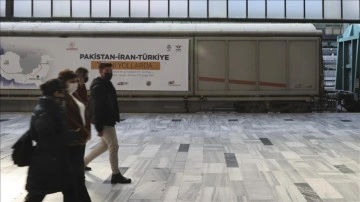 Yeniden sefere süregelen İslamabad-Tahran-İstanbul ağırlık treni Ankara'ya ulaştı
